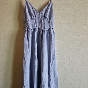 Elegant Lavender Spaghetti Strap Dress